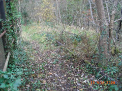 Upper tinplate works, railway bridge to GWR, Abercarn, November 2008